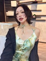 ノエ(Noe) 博多ウルフショートレイヤー外ハネショートウルフパーマ20代30代