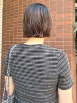 ヒントステーション(HINTSTATION)&nbsp;〈浅草美容室〉アゴラインボブニュアンスパーマスタイリング