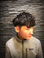 プレミアムバーバー 原宿店(PREMIUM BARBER produce by HIRO GINZA)&nbsp;黒髪マッシュ×ツーブロック/渋谷バーバー/原宿/表参道/理容室