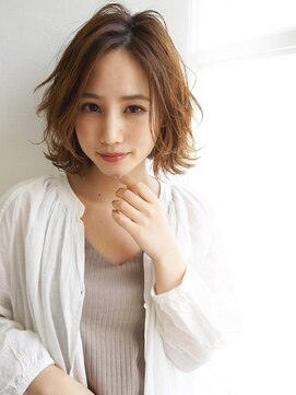 アグ ヘアー ユニ 青森中佃店(Agu hair uni) ニュアンスがかわいい外ハネボブ