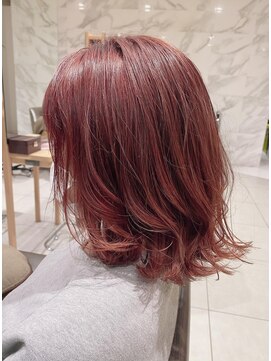 キャリ(CALI) ブリーチなし!!レッドセミディ CALI・田町・三田・CHIAKI