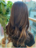 ベージュハイライト/