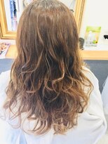 ヘアーカルチャー おゆみ野店(HAIR CULTURE) ロングカールパーマ大人可愛いアッシュブラウン