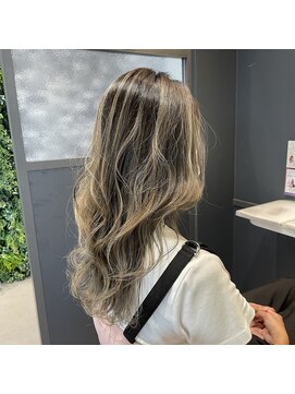 テーラヘアー ユーカリが丘店(TELA HAIR) バレイヤージュ×ホワイトベージュ【TELAHAIRユーカリが丘】