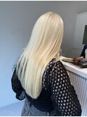 抜きっぱなしブロンドヘアー