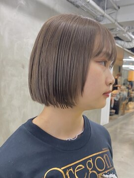 ラフヘアデザイン(Raf hair design) ボブショートボブミニボブ切りっぱなしボブ前下がりボブ前髪あり