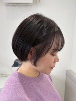 スイ(suiw)&nbsp;前髪ありコンパクトショートボブ【suiw】昭和町/天王寺/阿倍野