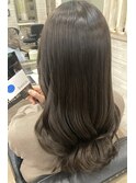 ブリーチなし/グレージュ/くびれロング