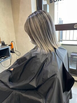 サニー 渋谷(SUNNY) 美髪/ホワイトグレージュ/ネビージュ[渋谷/渋谷駅]