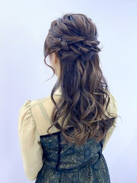 プルクラギンザ(PulchraGINZA) ハーフアップ/女子会ヘア/結婚式/ヘアセット