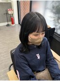 艶髪ダークグレーカラー