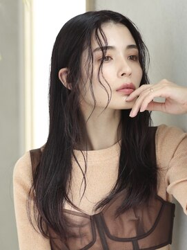 カナン(CANAAN) ピンクブラウン／レイヤーカット／美髪ストレート/姫カット