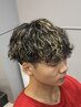 カット＋ブリーチメッシュ＋パーマ￥19800