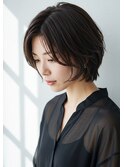 ３０代４０代５０代酸性ストレート髪質改善縮毛矯正ショート