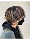 マッシュxシャドウパーマ