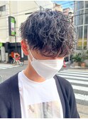 シャドウパーマメンズカットスパイラルパーマツイスパ波巻き