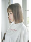 ぱっつんボブ　大人ボブ　髪質改善