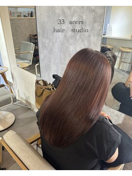 サーディースリーエーカーズヘアスタジオ(33Acers Hair Studio) ツルツルストレート