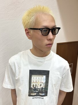 ハイトーン/ブリーチ/ダブルカラー/パーソナルカラー/メンズ