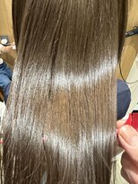 ベルベットヘア 千早店(Velvet hair)&nbsp;プレミアム髪質改善カラー×カーキグレージュ