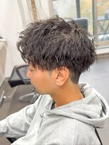 シープドッグ(SHEEP DOG)&nbsp;ツイストスパイラル　メンズパーマ　波巻き　七隈駅　福岡大学