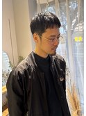 大人の抜け感ショートパーマ