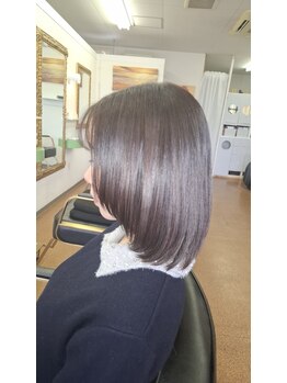 ヘアー リ ミックス(HAIR Re-MIX)の写真/『倉敷で通う程髪が綺麗になっていく美容室!』全てのメニューでこだわりの潤いを追求しています◎