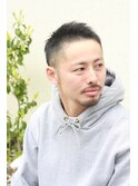 メンズベリーショートツーブロック刈り上げ20代30代40代上尾