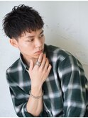 メンズショート黒髪ツーブロック刈り上げアクティブショート短髪