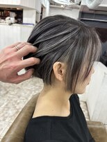 ワールドオーダー 天王寺店(WORLD ORDER)&nbsp;白髪ぼかしタイトショート