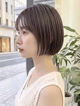 ロイ 北千住(ROI)の写真/360度どこから見ても美フォルム♪黄金比で魅せる大人ショートボブ[レイヤーカット/ボブ/ショート/北千住駅]