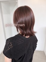 サロン(SALON)&nbsp;大人女性に大人気。ピンクブラウン　～Akari～
