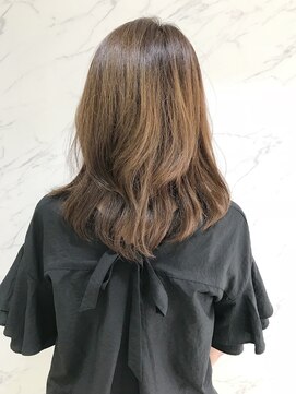 パティオン(PATIONN) ラベンダーアッシュ×トップふんわりセミロング