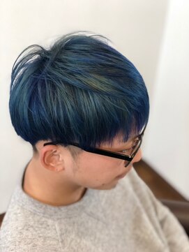 ヘアギャラリーリリカル(hair gallery Lyrical) 夏におすすめ☆個性的なブルーカラー