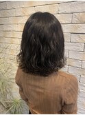 ミディアムパーマ スタイル