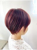 [HELM渋谷]チェリーピンク×ボーイッシュショート☆