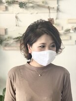 ボブスタイルの巻き下ろしセット