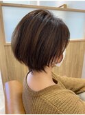 大人かわいいショートボブ