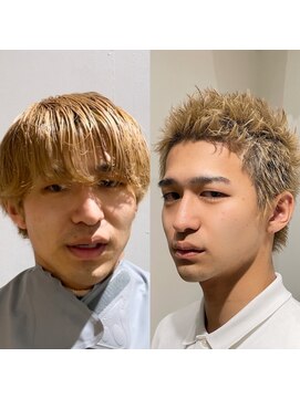 ネイビー(NAVY) 短くてもお洒落！！刈り上げなしのラフショート☆