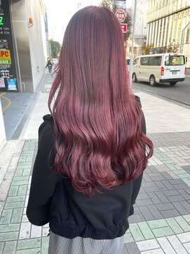 リルミー(Lilme) 【ブリーチ1回】カシスピンク　可愛いヘアサロンLilme