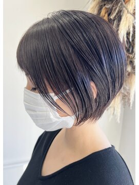 ネクストフォーヘアー(NEXT for hair) 大人可愛い20代30代40代50代前下がりショートボブ