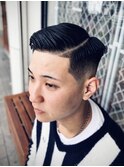 【スキンフェード】サイドパート