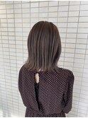 バレイヤージュ切りっぱなし外ハネボブ