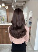 【柿本真優】チョコレートカラー/艶カラー/韓国ヘア