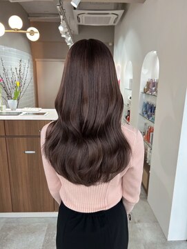 ボタン ハカタ(VOTAN hakata) 【柿本真優】チョコレートカラー/艶カラー/韓国ヘア