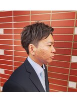 コワファースト 大分(COIFF1RST) メンズツーブロック、アッシュベージュ