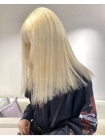 ベレーザ 渋谷(BELEZA)&nbsp;5319ニュアンスカラー艶髪ハイトーンシルキーベージュオンブレ