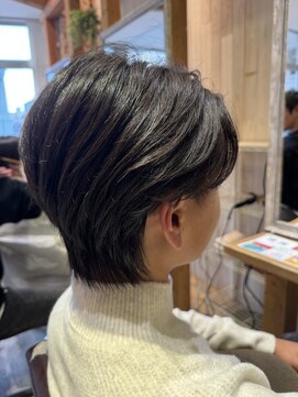 ラグーン(LAGOON) メンズセンター分けマッシュ/韓国風ヘア