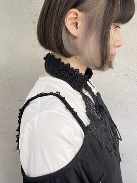 アジールヘア 上野店(agir hair) インナーカラーイヤリングカラー透明感カラー【上野】