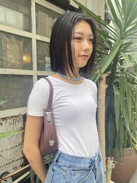 アンドピース and peace 切りっぱなしボブ